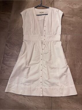 madewell embroidered breeze dress Madewell Embroidered Breeze Dress Blue Size XS Women's